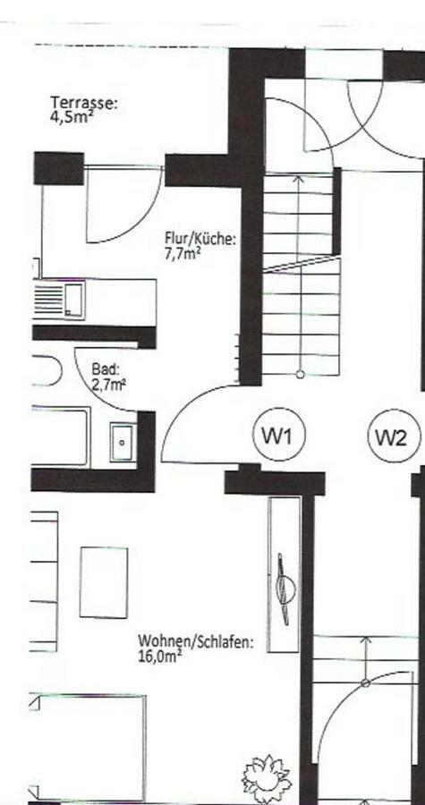 Bejing - Chillinghouse # 2, 3 Min. Vom Ice, Netflix; Balkon Apartment Siegburg Exterior photo